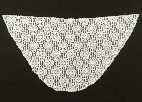 Véu de renda branco para missa - Tamanho M