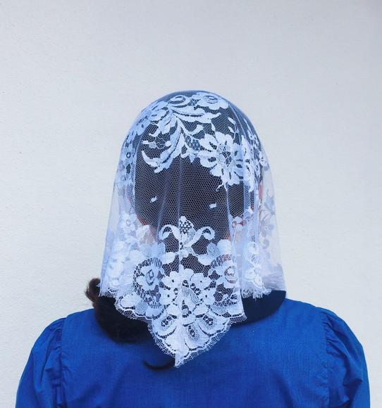Véu de Renda Francesa de Calais