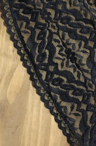 Véu de renda preto para missa - Tamanho M