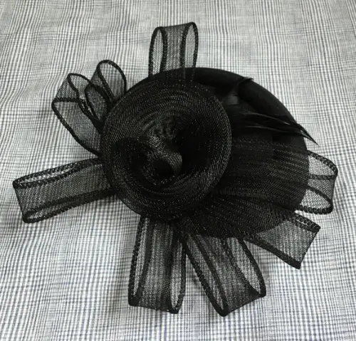 Casquete Preto Flores