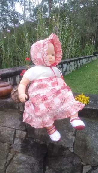 Conjunto de bebê Fleur de Lys