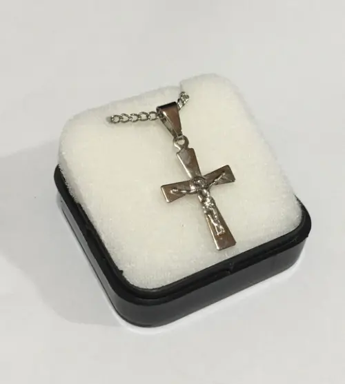 Colar Cruz de Inox