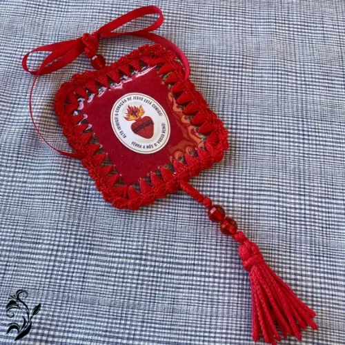 Detém-te! Escudo do Sagrado Coração de Jesus de Porta /carro