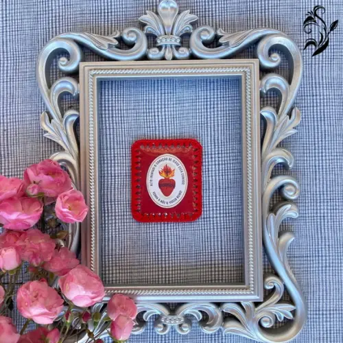 Escudo do Sagrado Coração de Jesus de Bolsa - Frete Grátis