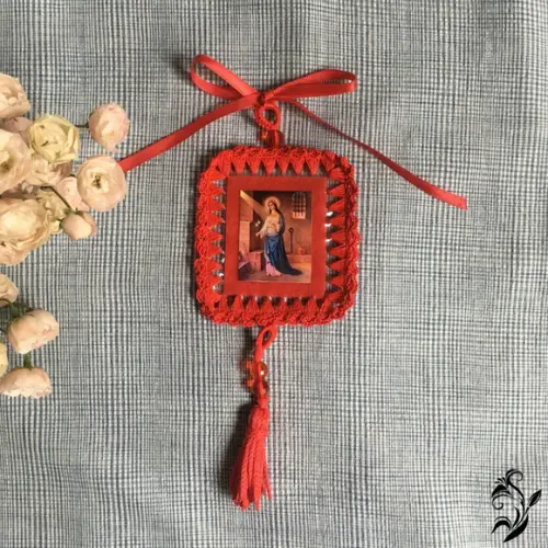 Estandarte de Santa Filomena para Carro - Porta - Berço
