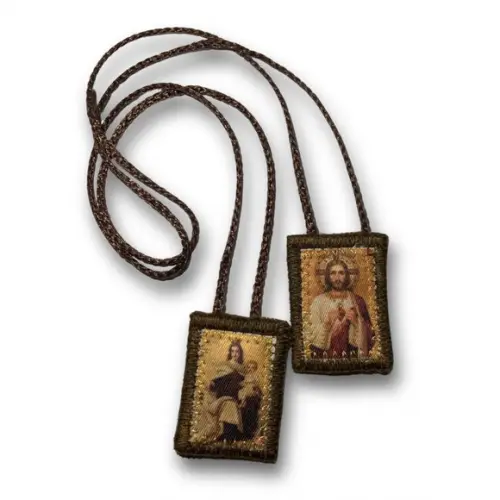 Kit 3 Escapulários de Nossa Senhora do Carmo - Frete Grátis