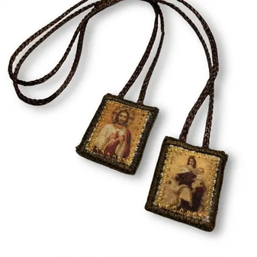 Kit 5 Escapulários de Nossa Senhora do Carmo P Frete Grátis