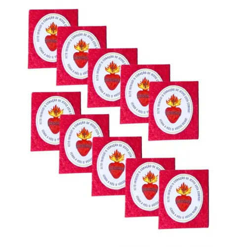 Kit com 20 Unidades- Escudo do Sagrado Coração -frete Grátis