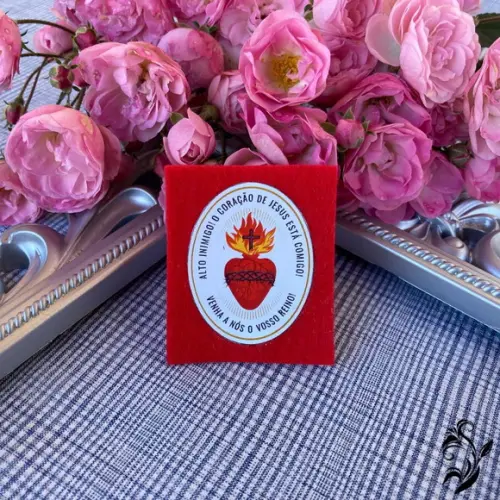 Kit com 3 Unidades- Escudo do Sagrado Coração - Frete Grátis
