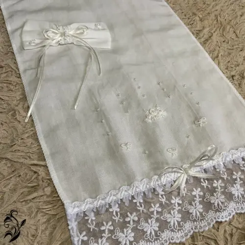 Mandrião Menina Perolado com Acessórios (kit Batizado)