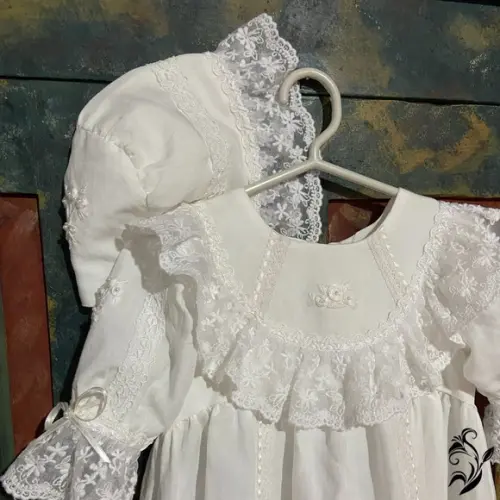 Mandrião Menina Perolado com Acessórios (kit Batizado)
