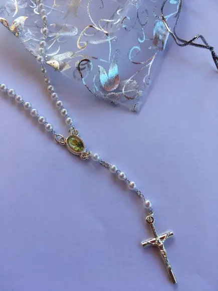 Mini Terço para Primeira Comunhão