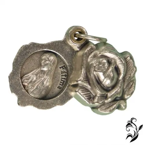 Pingente Rosa de Nossa Senhora de Fátima