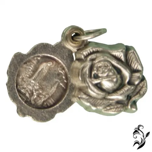 Pingente Rosa de Nossa Senhora de Fátima