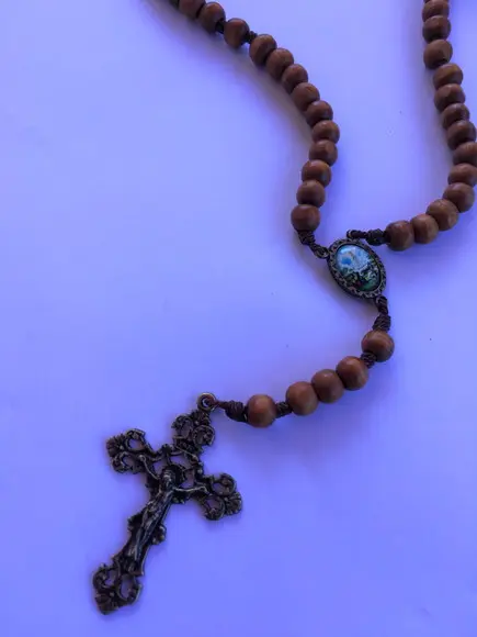 Terço De Madeira Nossa Senhora De Fátima
