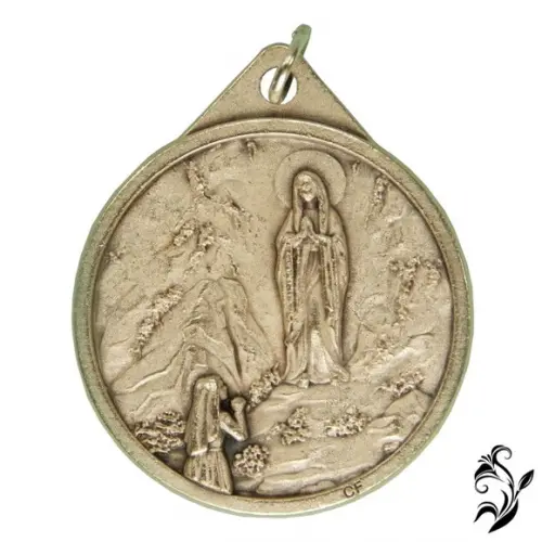 Medalha Italiana Nossa Senhora De Lourdes Grande