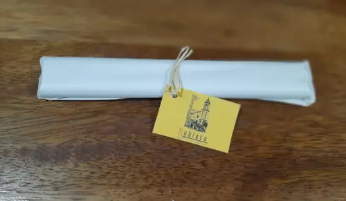 Vela Litúrgica - 18cm - Marca Subiaco - 100% Cera de Abelha