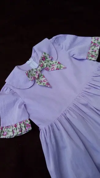Vestido Bonequinha de Pano Lilás