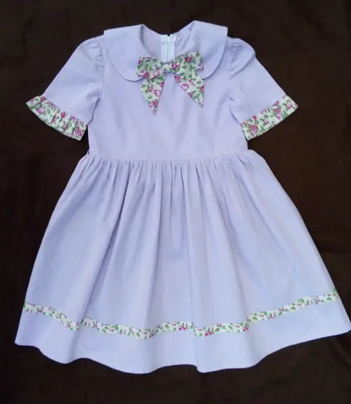 Vestido Bonequinha de Pano Lilás