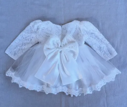 Vestido de Renda para Batizado