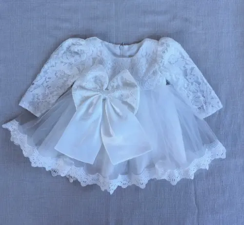 Vestido de Renda para Batizado