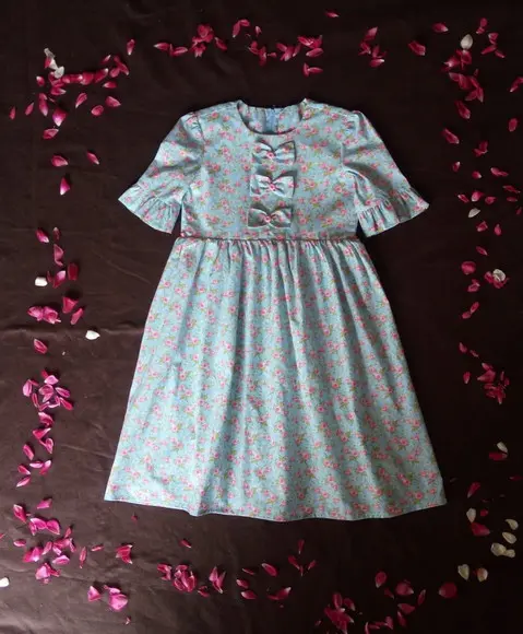 Vestido Rosa Desfolhada