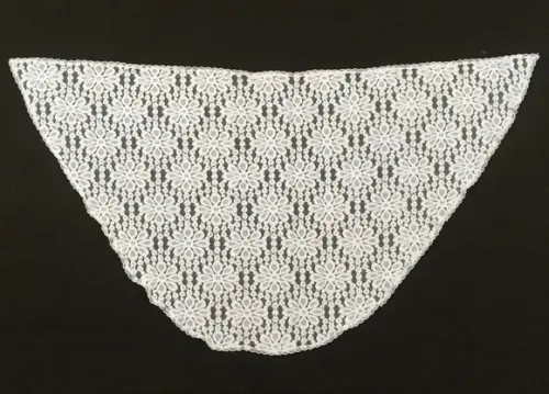 Véu de renda branco para missa - Tamanho M