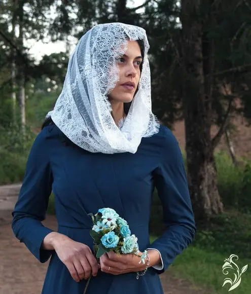 Véu Infinity Branco para Missa