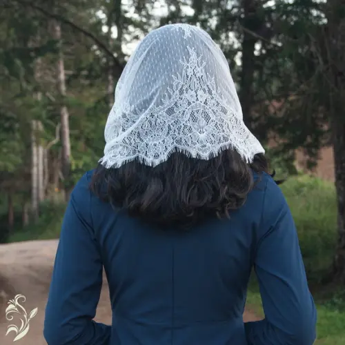 Véu Infinity Branco para Missa