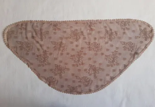 Véu Modelo Mantilha de Renda Bege