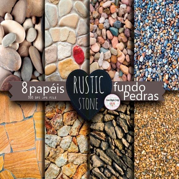 8 Papéis Digitais Fundo Pedras