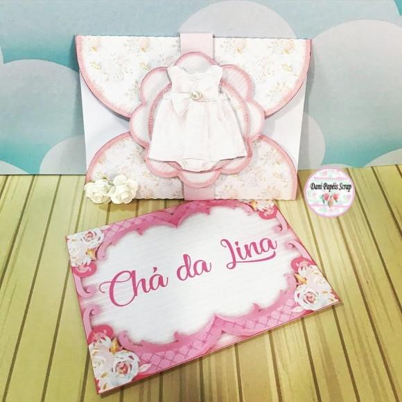 Arquivo de Corte Chá Bebe Menina pdf