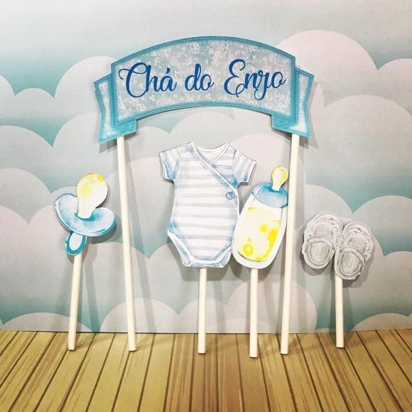 Arquivo de Corte Chá de Bebe pdf Png Studio