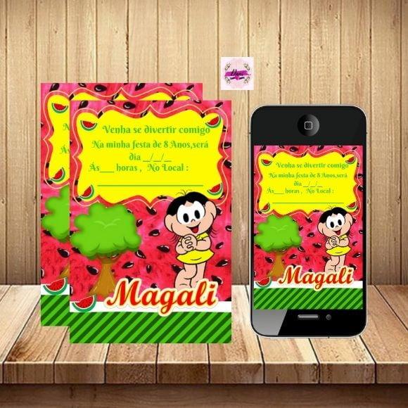 Convite Digital Magali
