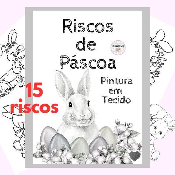 Desenhos de Coelhinho de Páscoa 15 Desenhos para Pintar