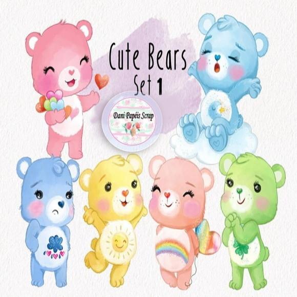 Kit de Cliparts Ursinhos