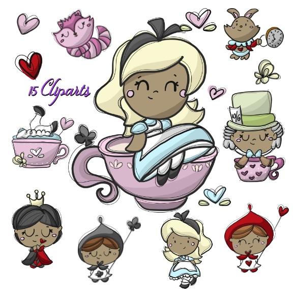 Kit Digital Alice in Wonderland-DarkerSkin