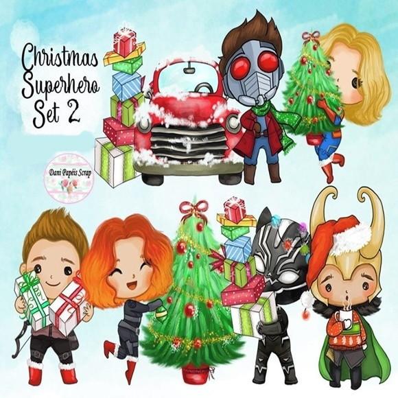 Kit Digital Christmas Superhero