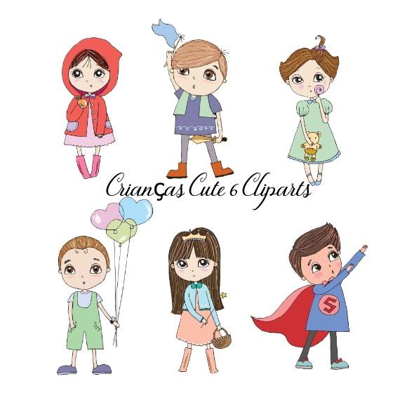 Kit Digital Crianças Cute