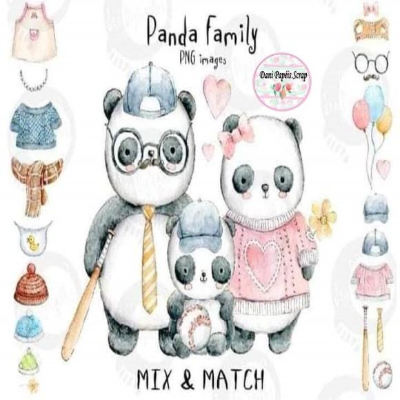 Kit Digital Família Panda