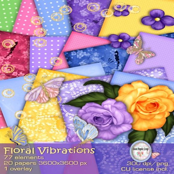 Kit Digital Floral Vibração