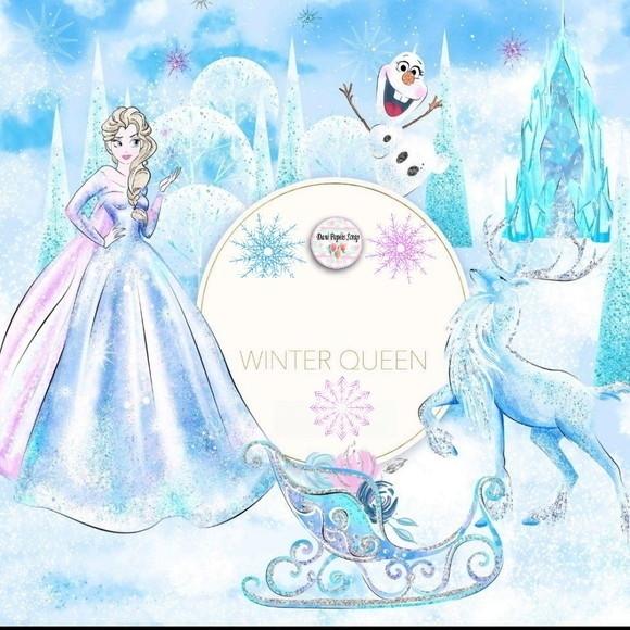 Kit Digital Frozen Aquarela