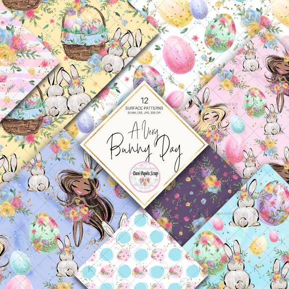 Kit Digital Papel a Very Bunny Day