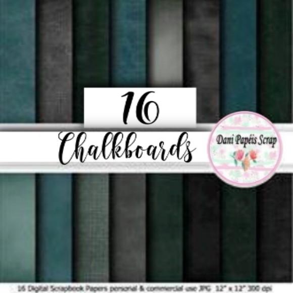 Kit Digital Papel Chalkboards