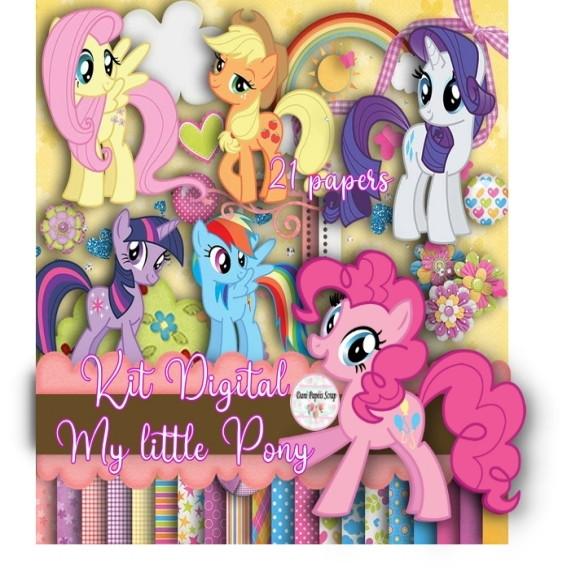 Kit Digital Papel My Little Pony