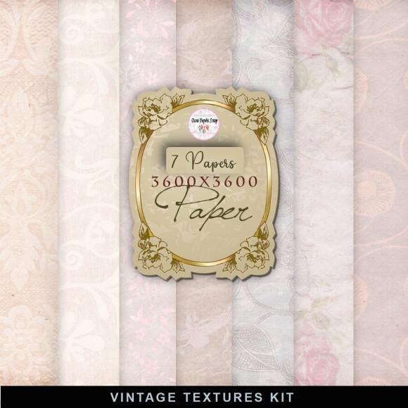 Kit Digital Papel Rosa Pastel