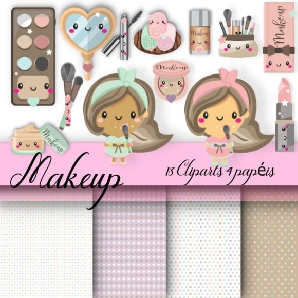 Kit Papel Digital Makeup