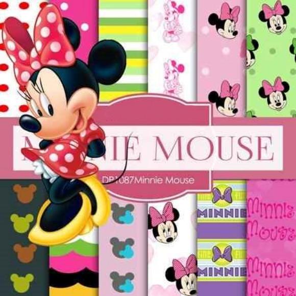 Papel Digital Minnie Mouse
