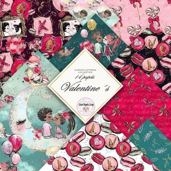 Papel Digital Valentines