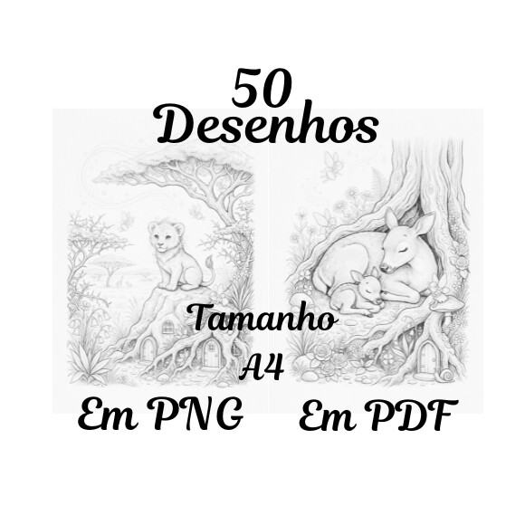 Livro de colorir Doçuras em Tons de Cinza